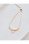 Heliophilia Silver Pulsera de Latón y Circonio en Dorado